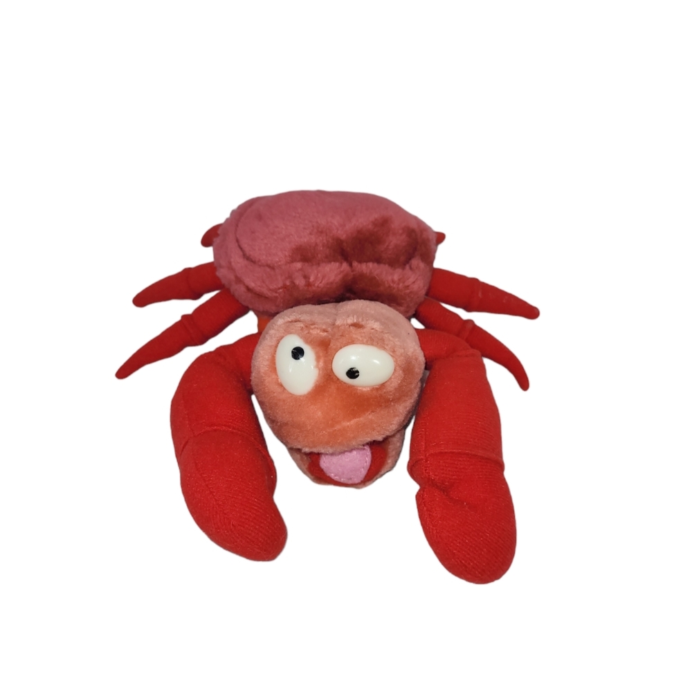Vtg Applause Disney Sebastian Crab 8" Plush Stuffed Animal "The Little Mermaid"